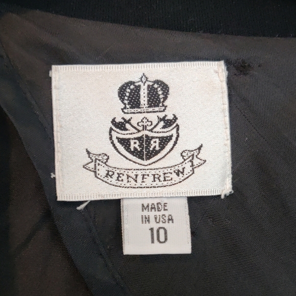 Black Renfrew Two Button Blazer 10 - Picture 2 of 5